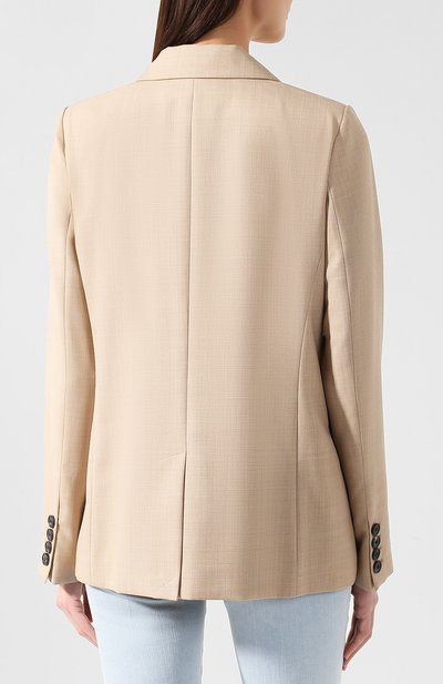 Шерстяной жакет VICTORIA BECKHAM, арт. JK FIT 5701C PSS19 MELANGE W00L, фото 4