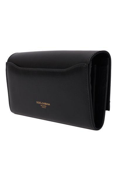 Кожаный кошелек DOLCE & GABBANA черного цвета по цене 131000 руб., арт. BI3507/A3G19, фото 2 Кожаный кошелек DOLCE & GABBANA, арт. BI3507/A3G19, фото 2