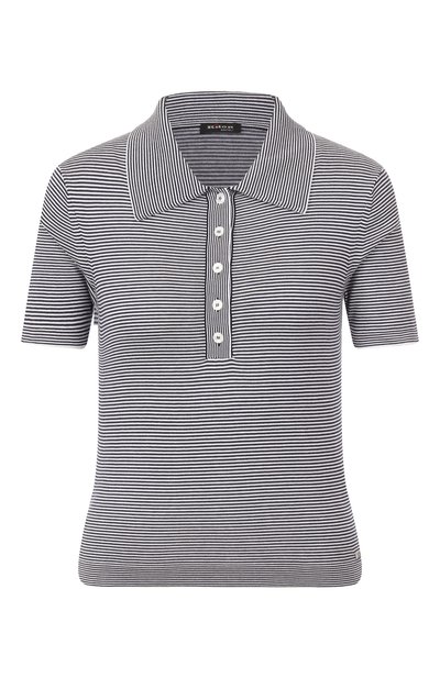 Женское хлопковое поло KITON, арт. D59730001