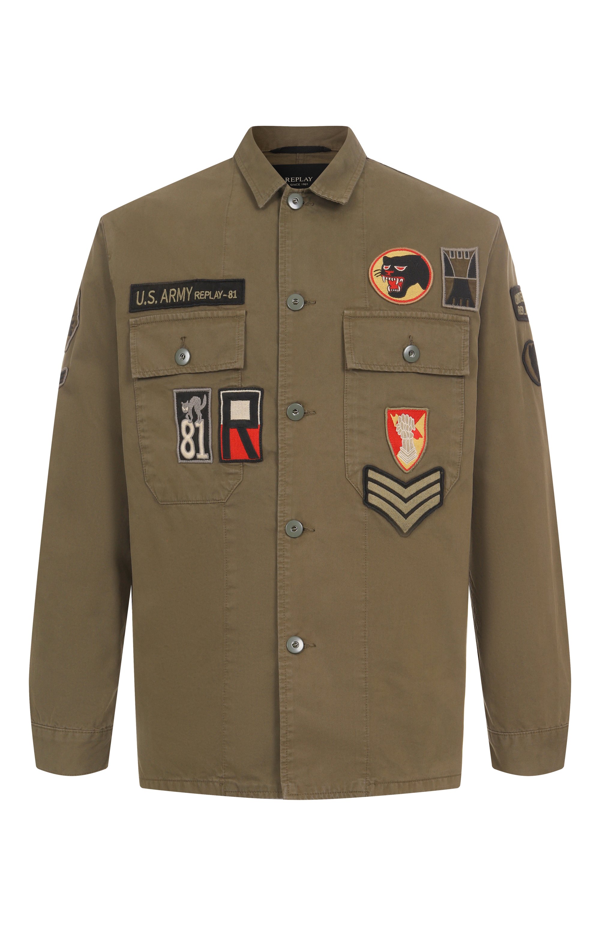 Хлопковая рубашка REPLAY, арт. M8445A.000.85172, фото 1