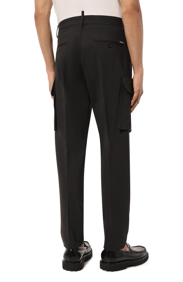 Шерстяные брюки-карго DSQUARED2, арт. S74KB0792/S40320, фото 1