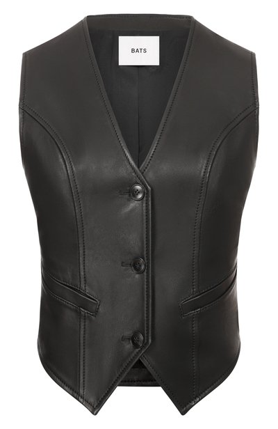 Женский кожаный жилет BATS NEW ERA, арт. LV_100_00