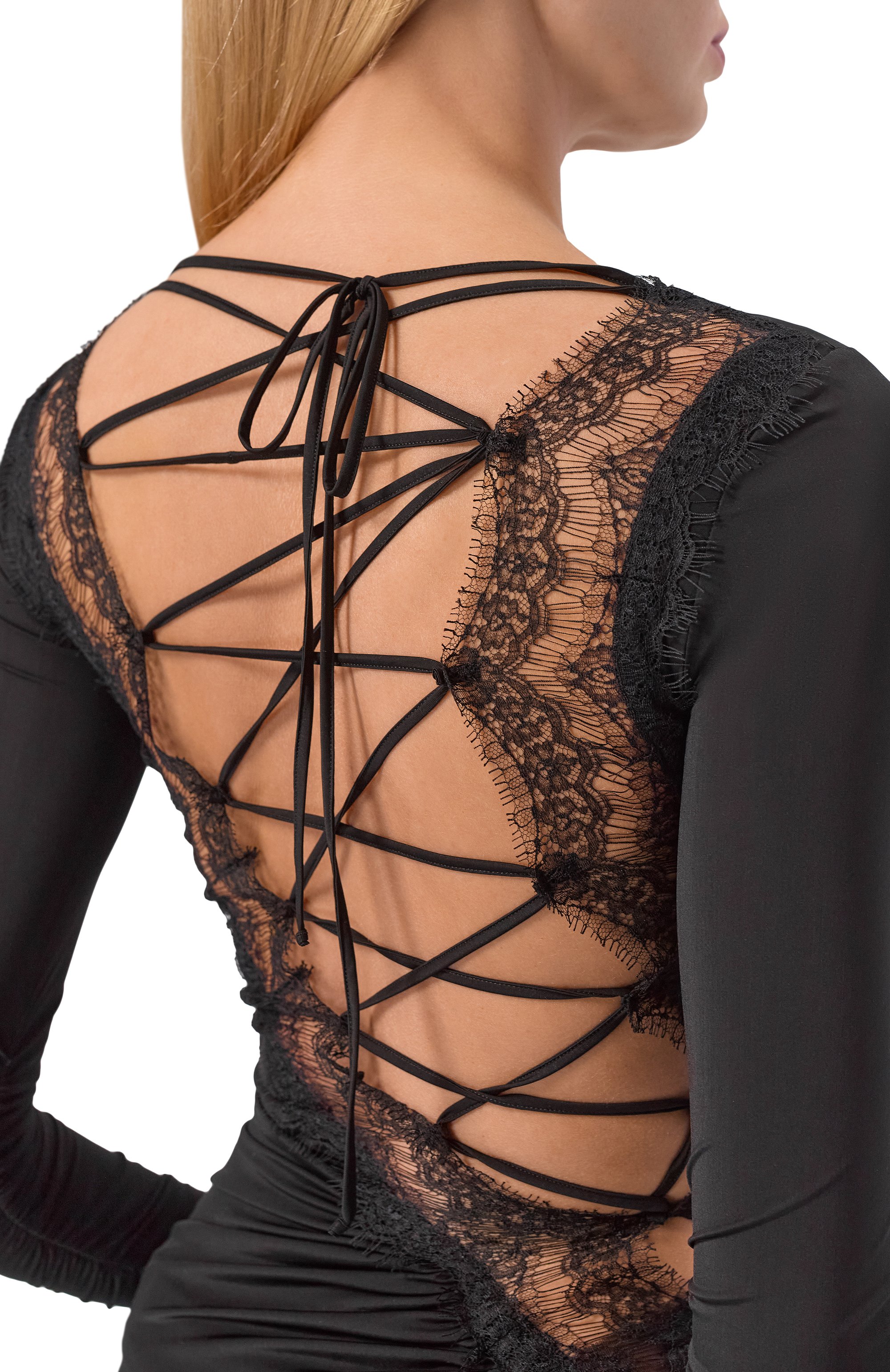 Топ BLUMARINE черного цвета по цене 66400 руб., арт. 2C435A, фото 5 Топ BLUMARINE, арт. 2C435A, фото 5