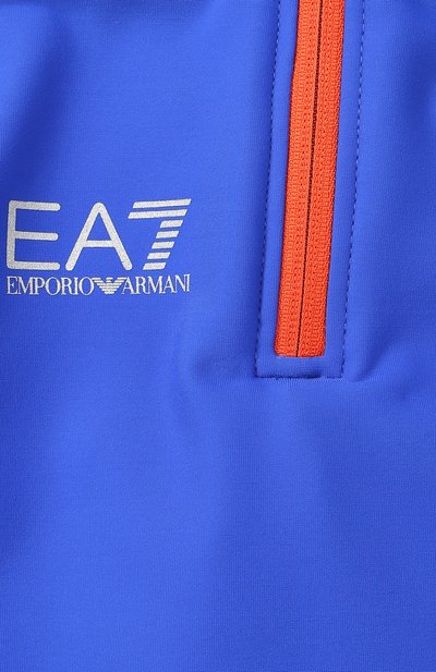 Толстовка с высоким горлом и контрастной прострочкой EA7, арт. 6YBM63/BJ35Z, фото 3