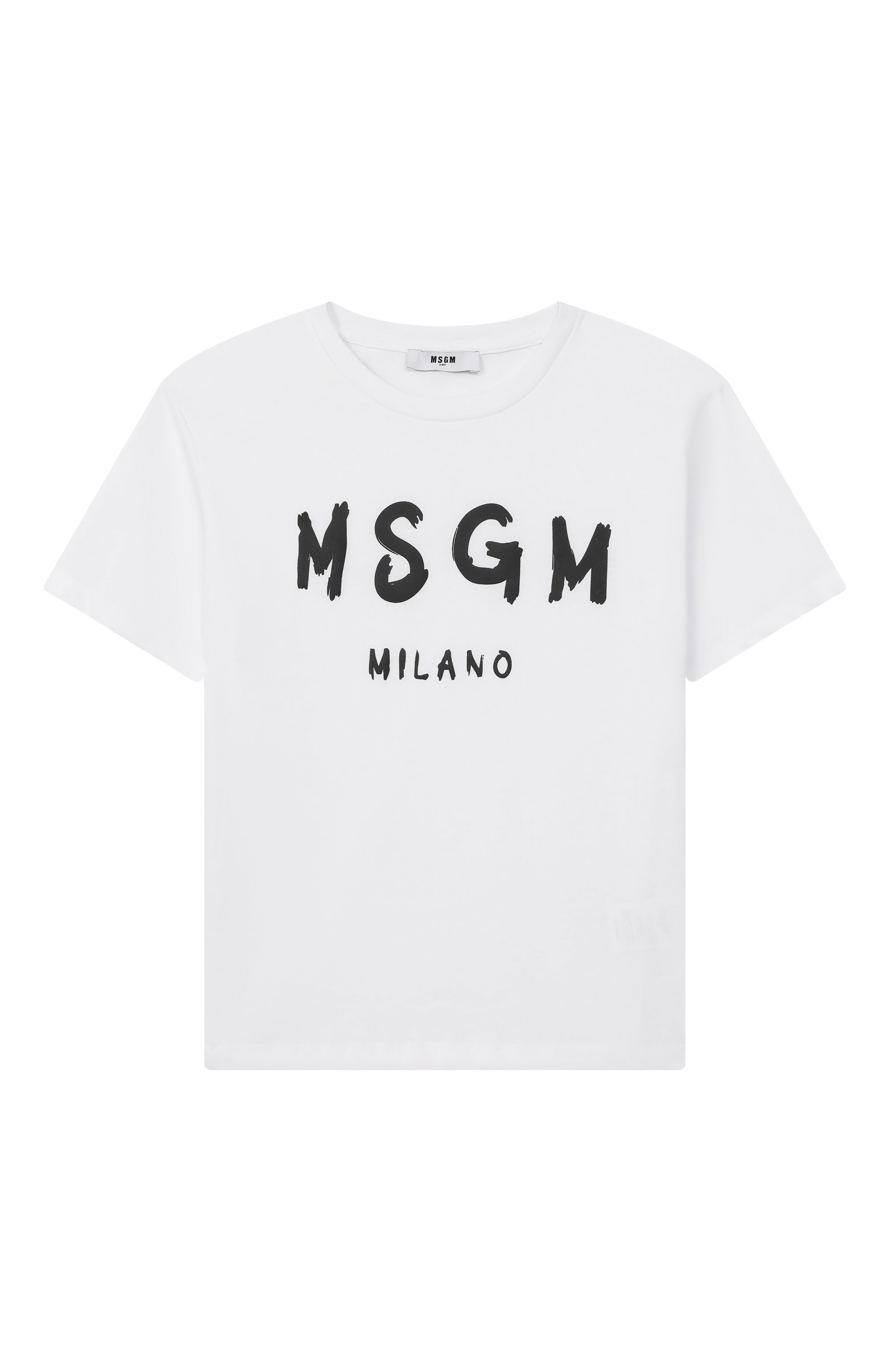 Хлопковая футболка MSGM KIDS, арт. S6MSJUTH001, фото 1