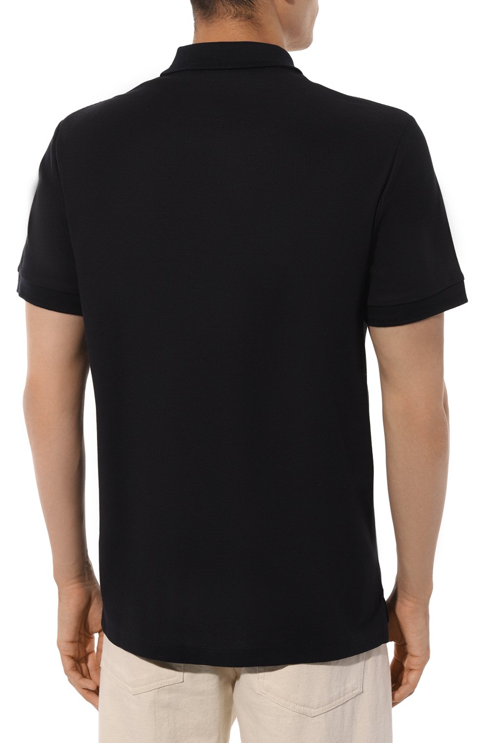 Хлопковое поло BURBERRY, арт. 8084021, фото 4