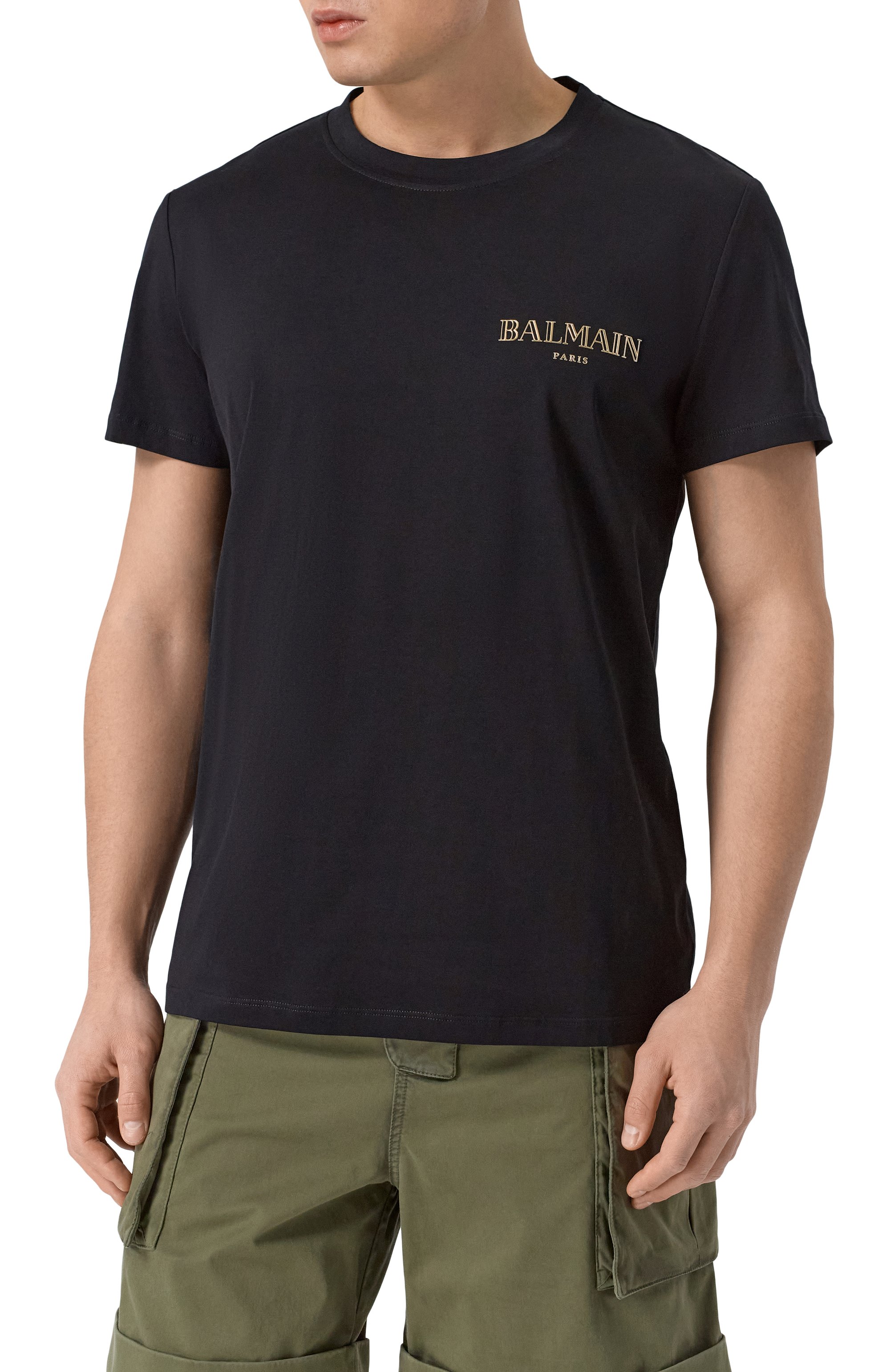 Хлопковая футболка BALMAIN, арт. EH1EF000/GD84, фото 3