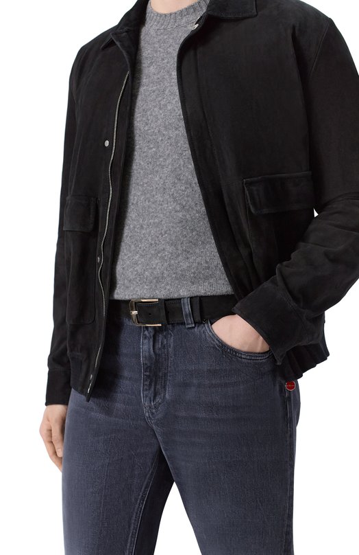 Замшевый ремень Artioli 1217/35 PALLADI0 Чёрный  1217/35 PALLADI0 Фото 2