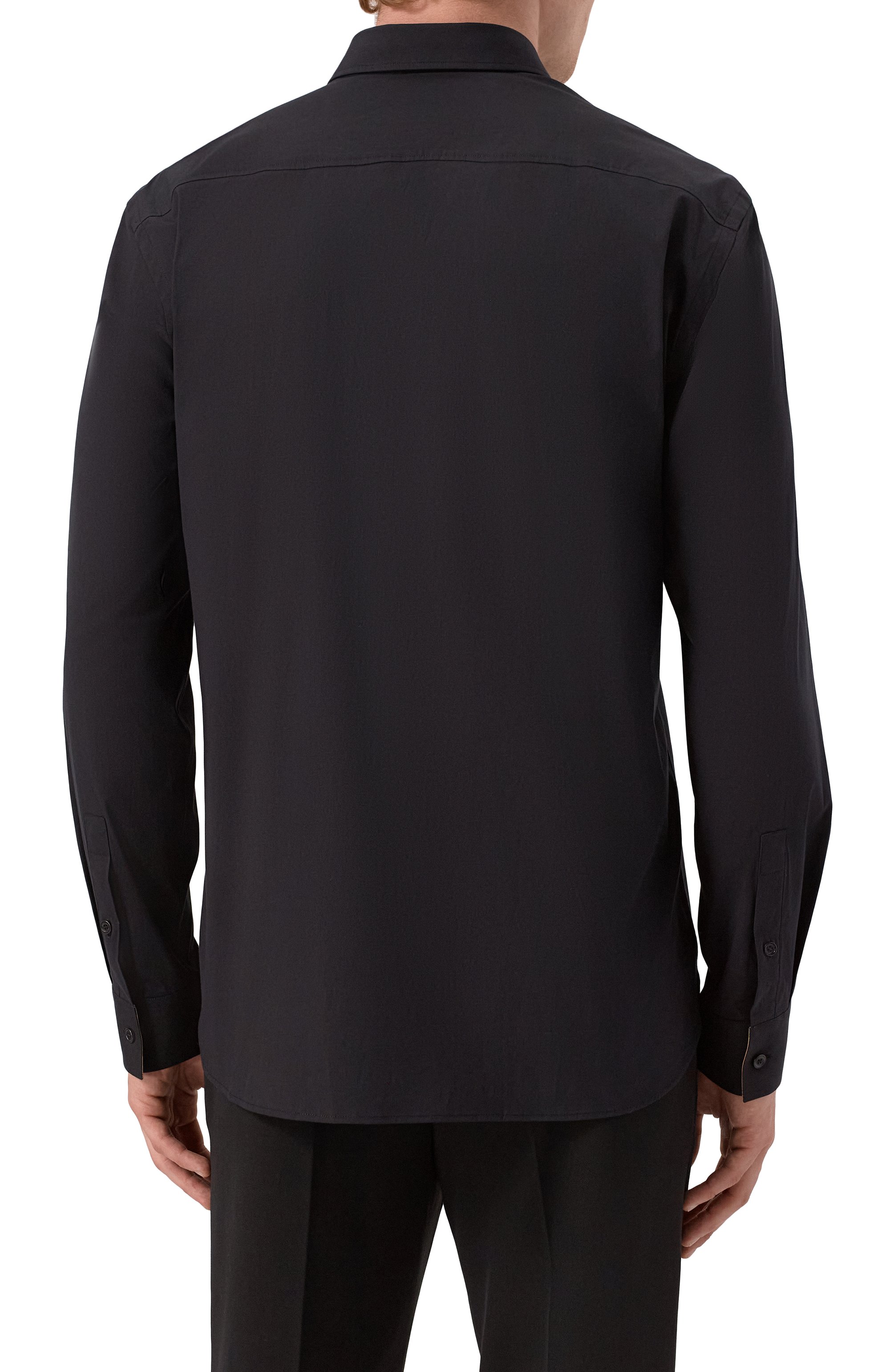 Хлопковая рубашка BURBERRY, арт. 8071799, фото 4