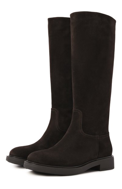 Женские замшевые сапоги ascott GIANVITO ROSSI, арт. G80128.20G0M.SUEM0KA
