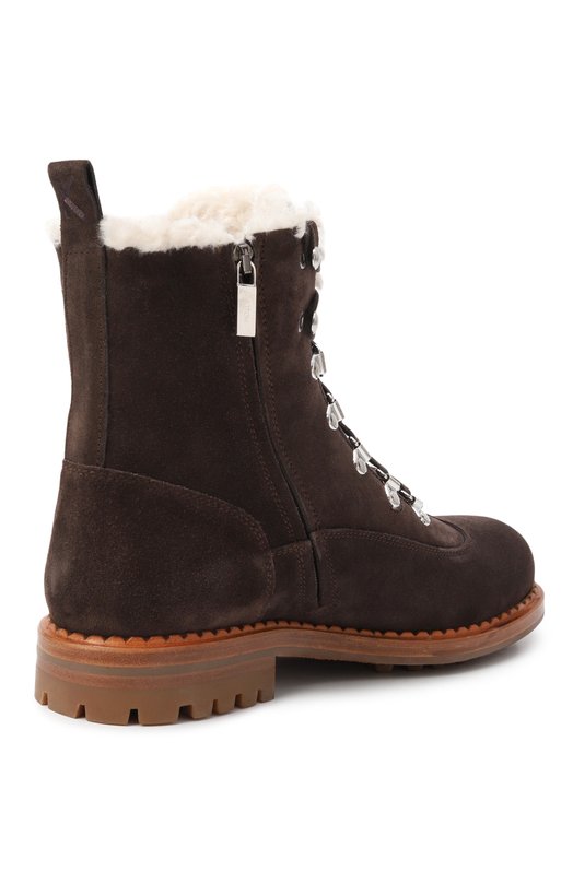 Замшевые ботинки Kiton D58812N0113605 Коричневый  D58812N0113605 Фото 5