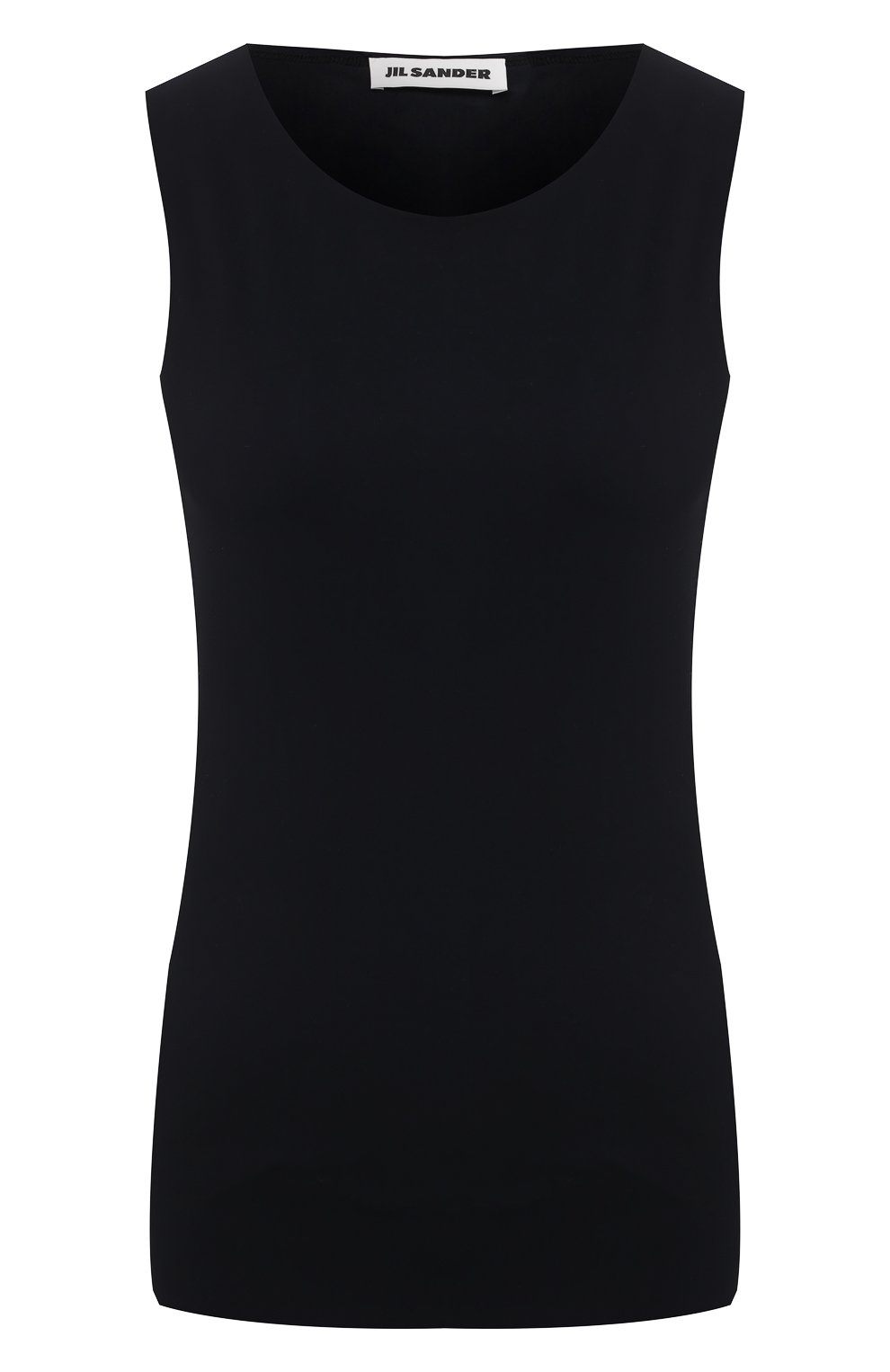 Топ JIL SANDER черного цвета по цене 26350 руб., арт. JSPS705036-WS477108, фото 1 Топ JIL SANDER, арт. JSPS705036-WS477108, фото 1