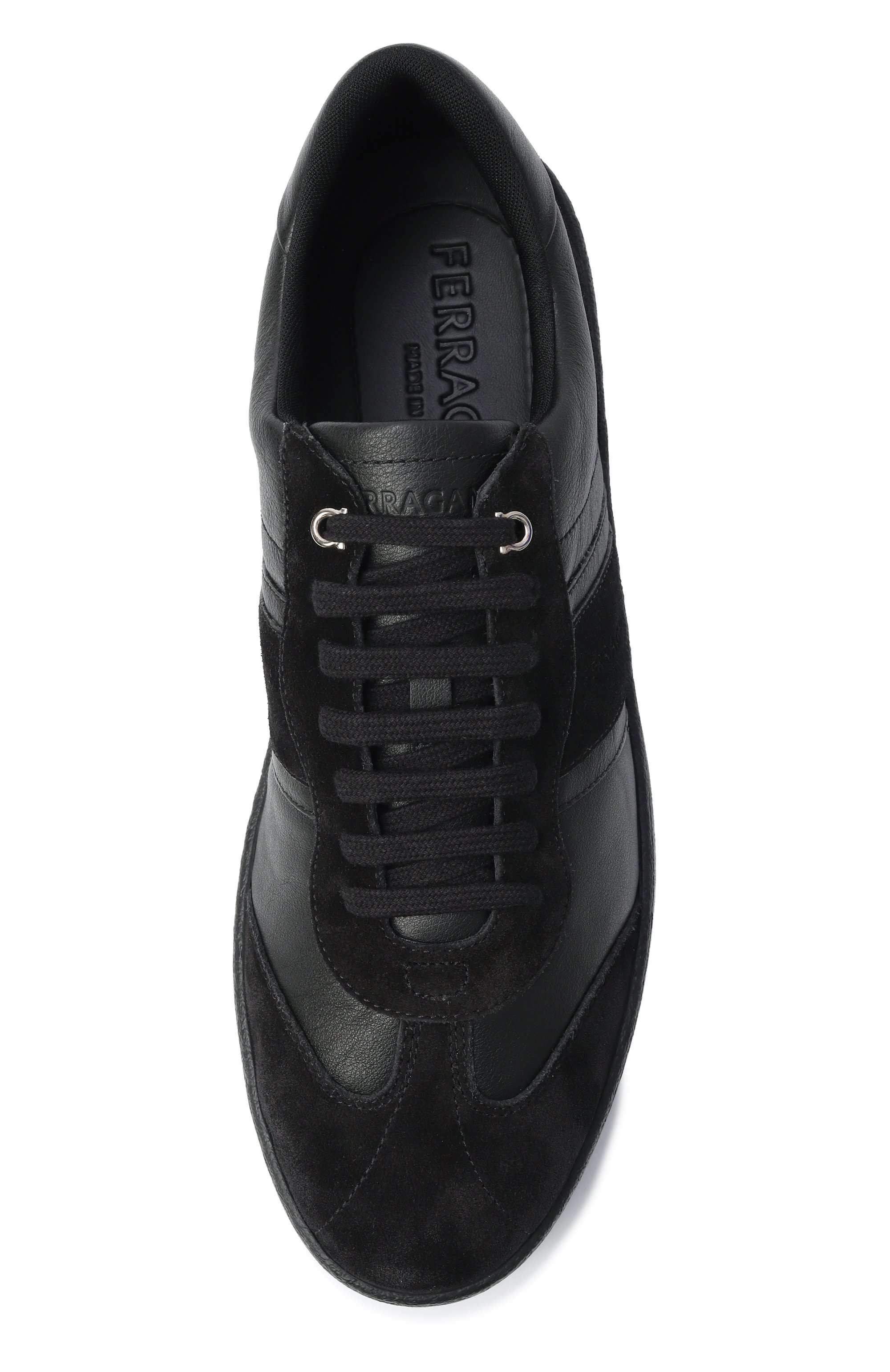 Кожаные кеды FERRAGAMO, арт. 021572/765, фото 6