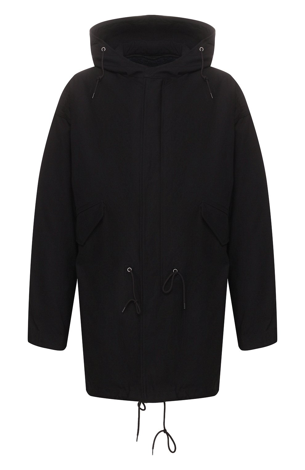 Хлопковая парка RAF SIMONS черного цвета по цене 196500 руб., арт. 192-710-15020, фото 1 Хлопковая парка RAF SIMONS, арт. 192-710-15020, фото 1