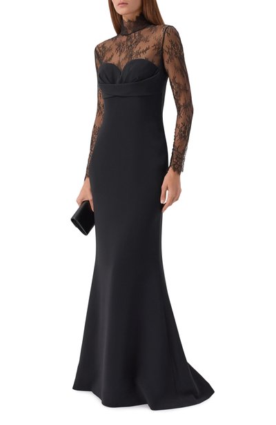 Платье из шелка и вискозы ELIE SAAB, арт. D1262NP26/CD023, фото 2
