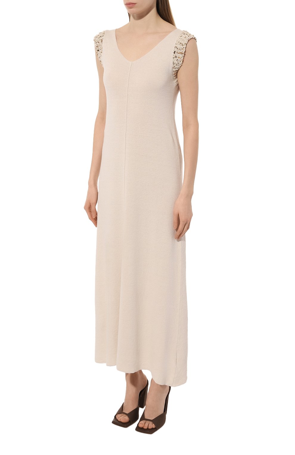 Платье изо льна и хлопка PANICALE, арт. D32510AB, фото 3