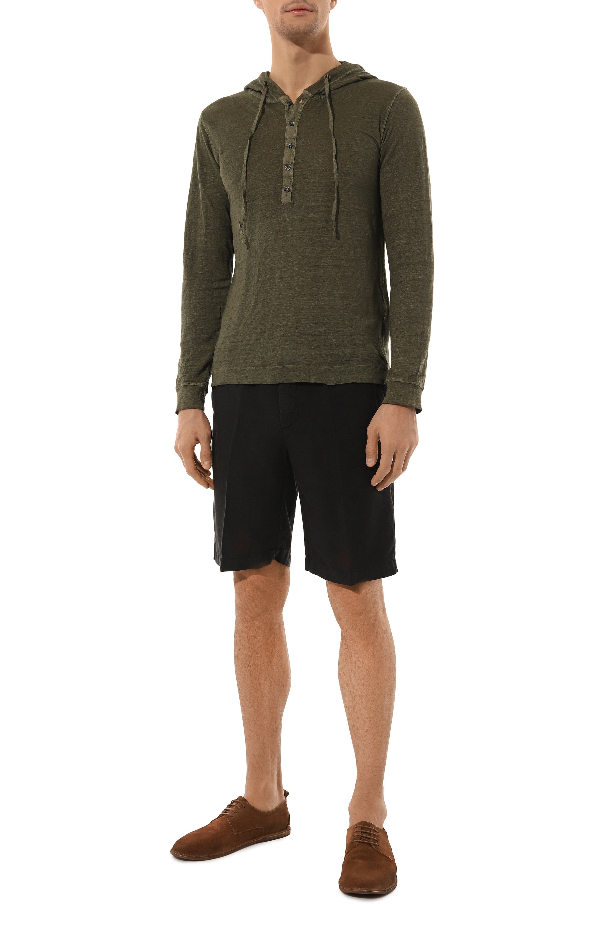 Льняной лонгслив-хенли 120% LINO, арт. 32ALIM7553/E908/S00, фото 2