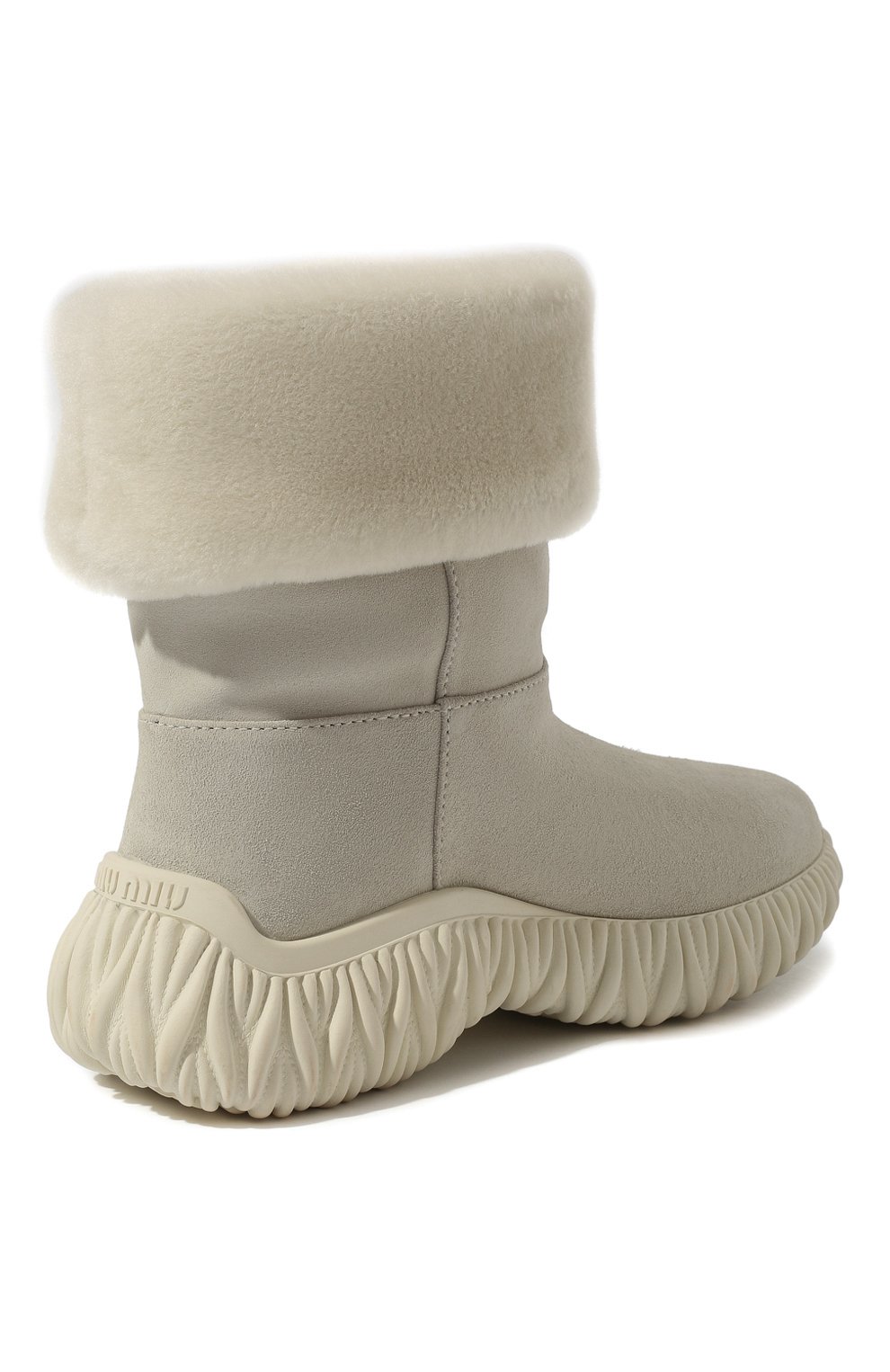 Замшевые сапоги MIU MIU, арт. 5T387D-3A0A-F0K74-010, фото 5