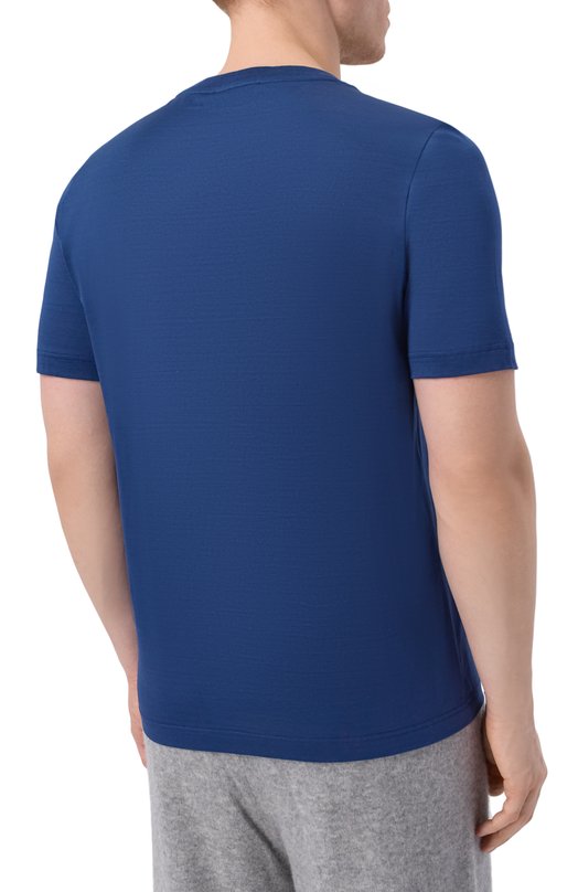 Хлопковая футболка Gran Sasso 60196/74007 Синий  60196/74007 Фото 4