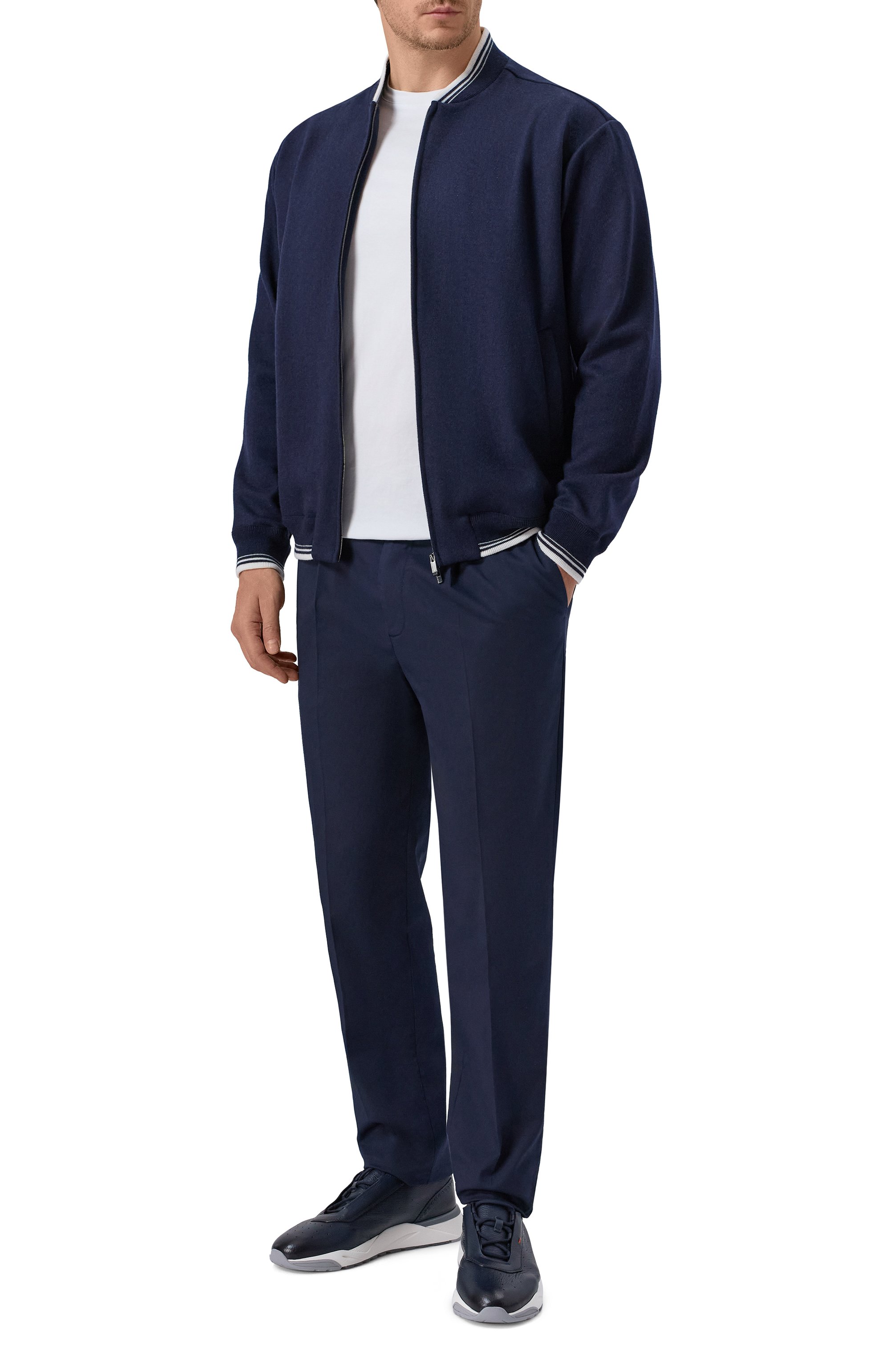 Кожаные кроссовки innova SANTONI, арт. MBIG22073BGRTEVU, фото 2