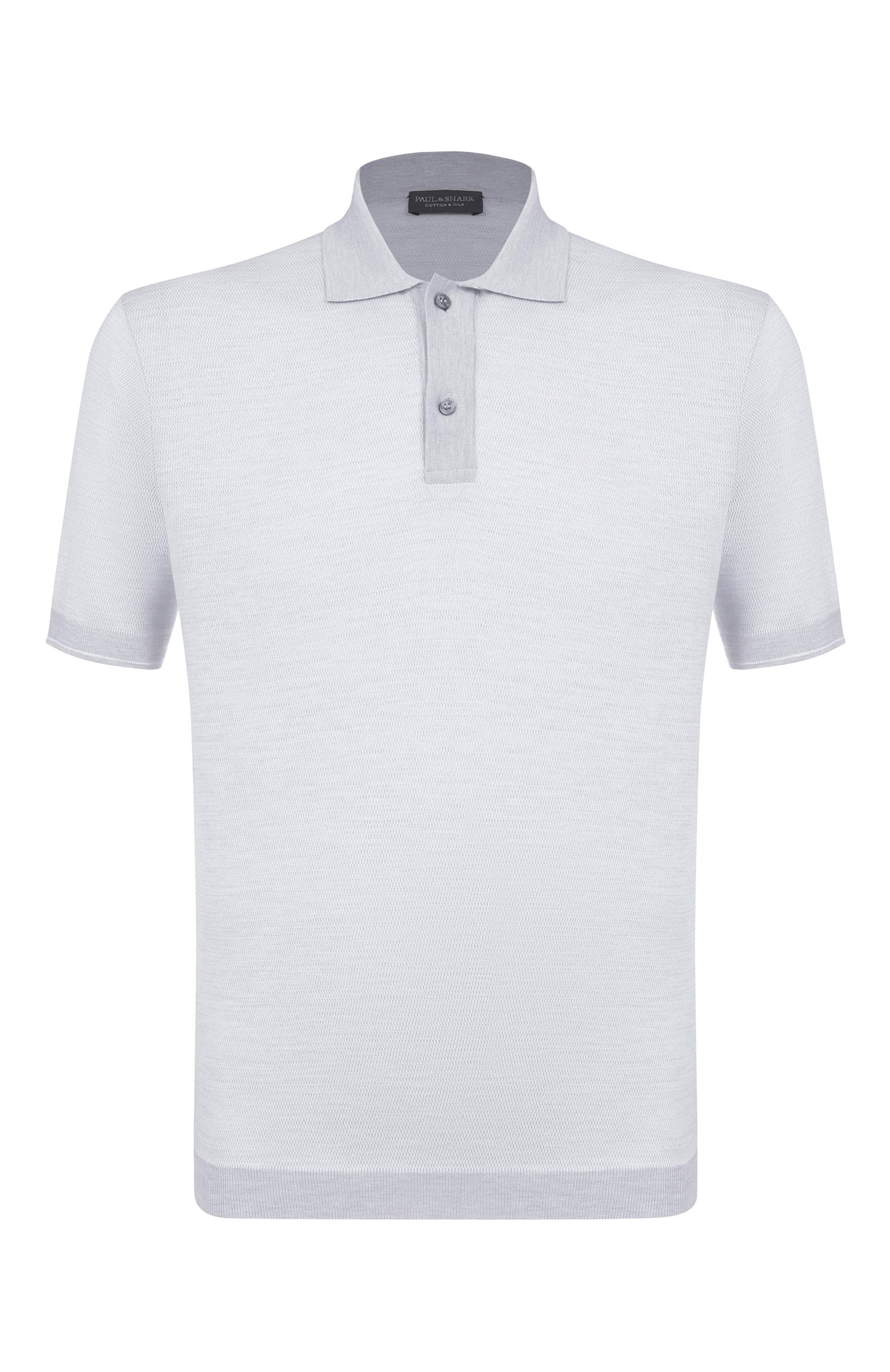 Поло из хлопка и шелка PAUL&SHARK, арт. 25411627_001, фото 1
