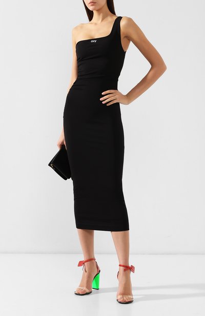 Приталенное платье OFF-WHITE, арт. 0WDB126R19B780531001, фото 2