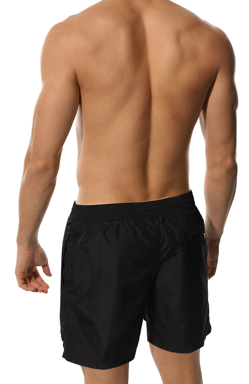 Плавки-шорты DOLCE & GABBANA черного цвета по цене 46600 руб., арт. M4E45T/0N006, фото 3 Плавки-шорты DOLCE & GABBANA, арт. M4E45T/0N006, фото 3