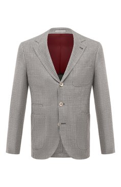 Пиджак из шерсти и шелка BRUNELLO CUCINELLI, арт. MY4317BND, фото 1