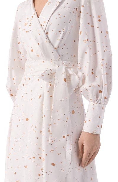 Шелковое платье KITON, арт. D61301K0999G04, фото 4