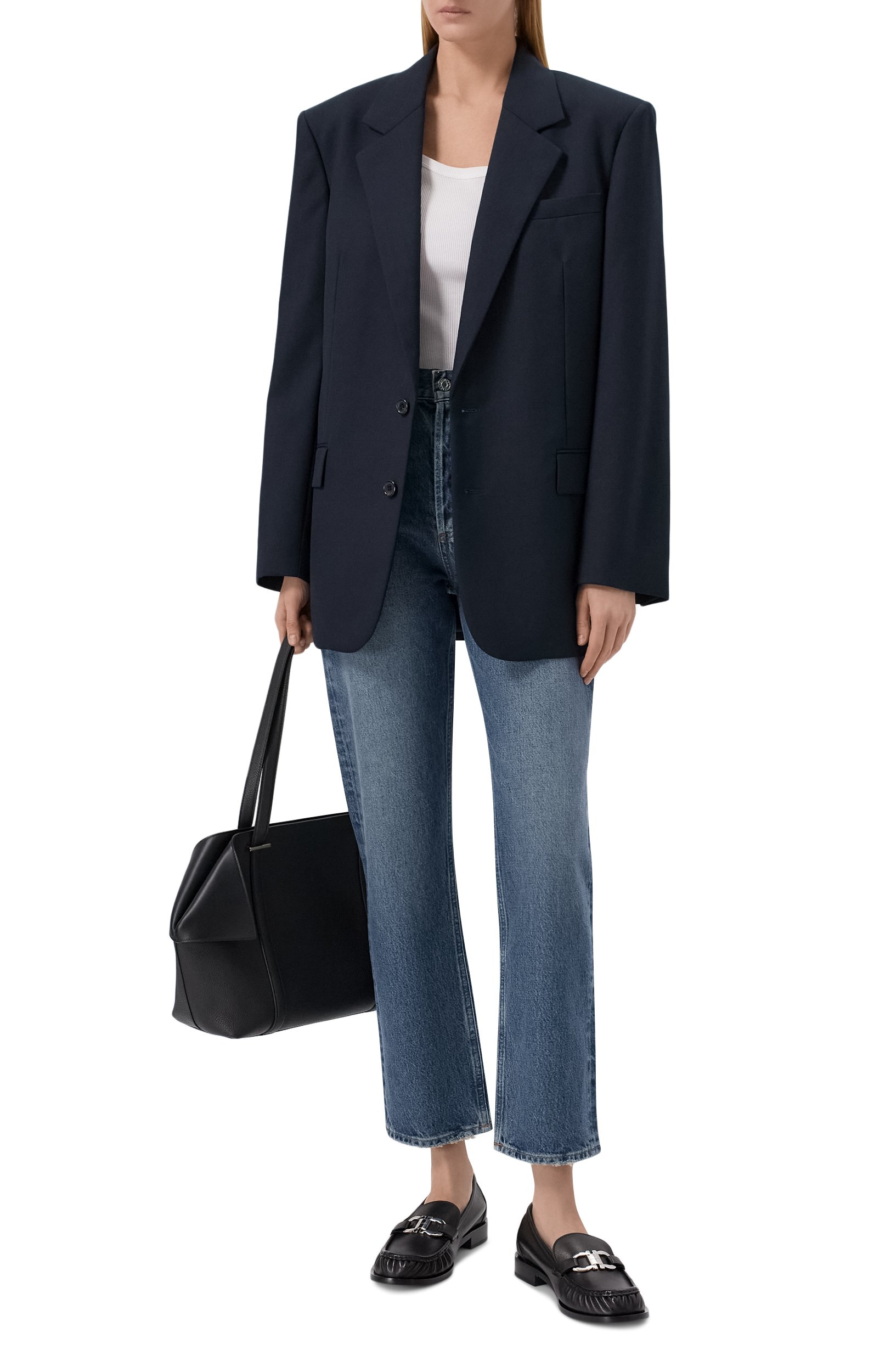 Кожаные лоферы gancini FERRAGAMO черного цвета по цене 99050 руб., арт. 01L927/795381, фото 3 Кожаные лоферы gancini FERRAGAMO, арт. 01L927/795381, фото 3