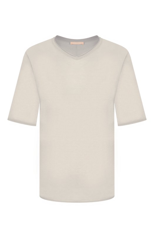 Футболка из шелка и хлопка 12 STOREEZ 137280 Серый 137280