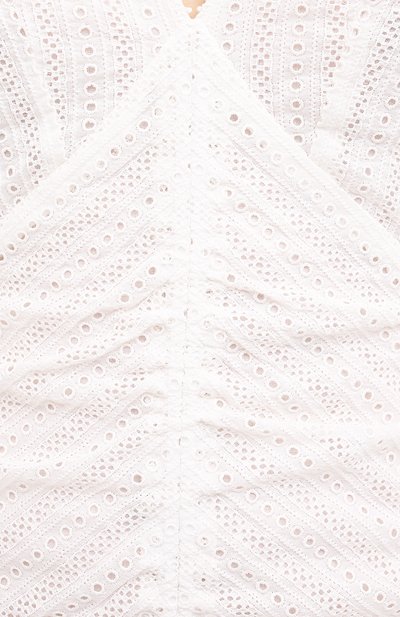 Хлопковое платье ISABEL MARANT белого цвета по цене 94450 руб., арт. R01919-21P024I/GETYA, фото 5 Хлопковое платье ISABEL MARANT, арт. R01919-21P024I/GETYA, фото 5