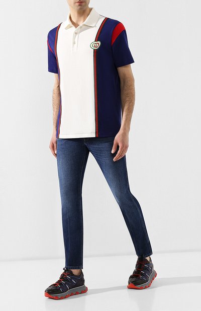 Джинсы GUCCI синего цвета по цене 93600 руб., арт. 408637/XDAK2, фото 2 Джинсы GUCCI, арт. 408637/XDAK2, фото 2