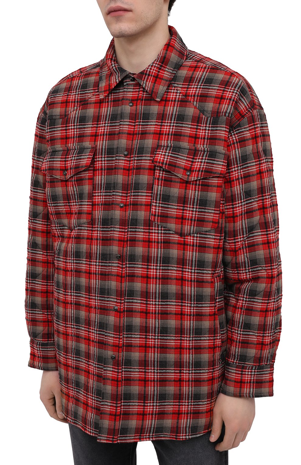 Утепленная куртка-рубашка ACNE STUDIOS, арт. B90522, фото 3