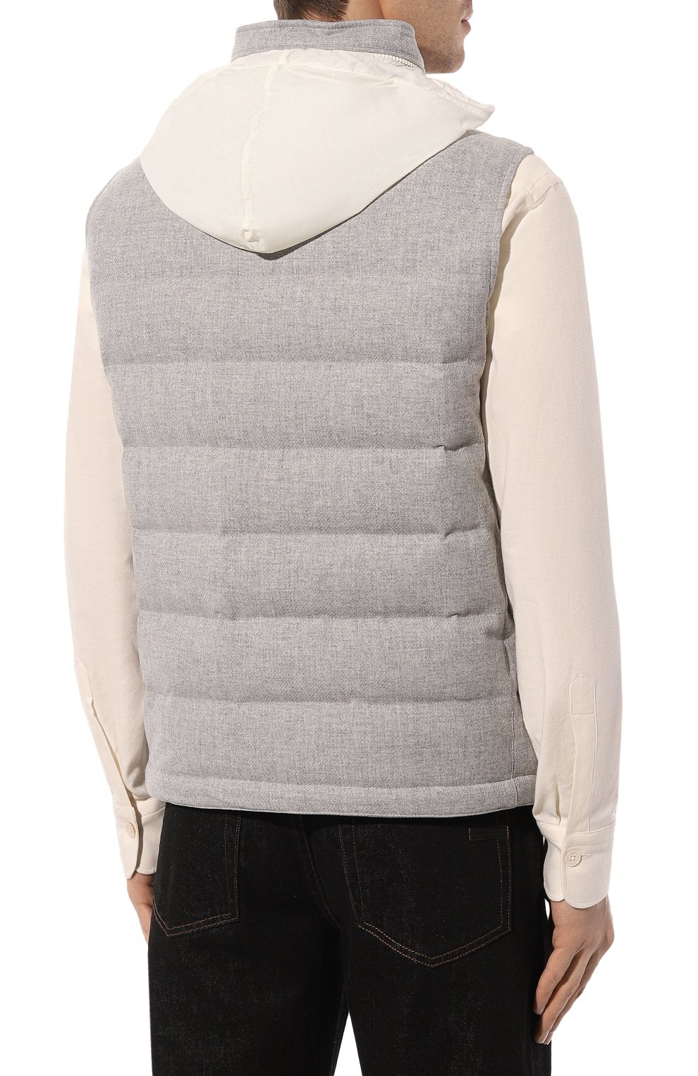 Пуховый жилет BRUNELLO CUCINELLI, арт. MM4851714, фото 6