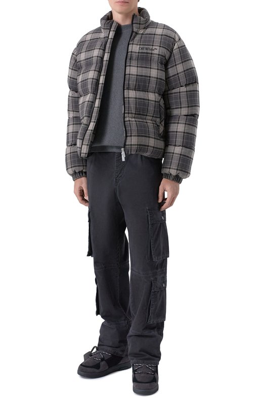 Пуховик Off-White 0MED065F25FAB001 Серый  0MED065F25FAB001 Фото 2