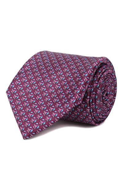 Мужской шелковый галстук ZILLI, арт. 50289/TIES