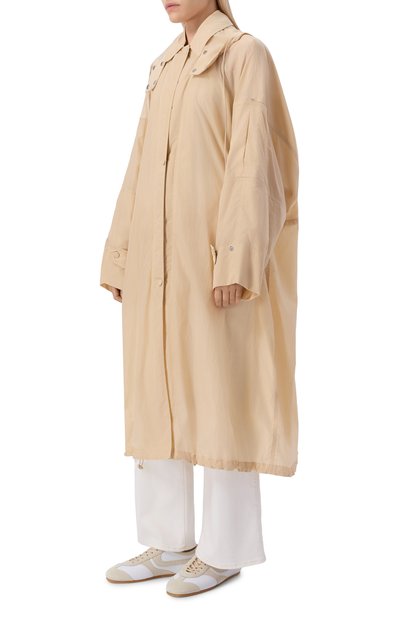 Плащ SPORTMAX кремового цвета по цене 62950 руб., арт. SPXGATT0, фото 3 Плащ SPORTMAX, арт. SPXGATT0, фото 3