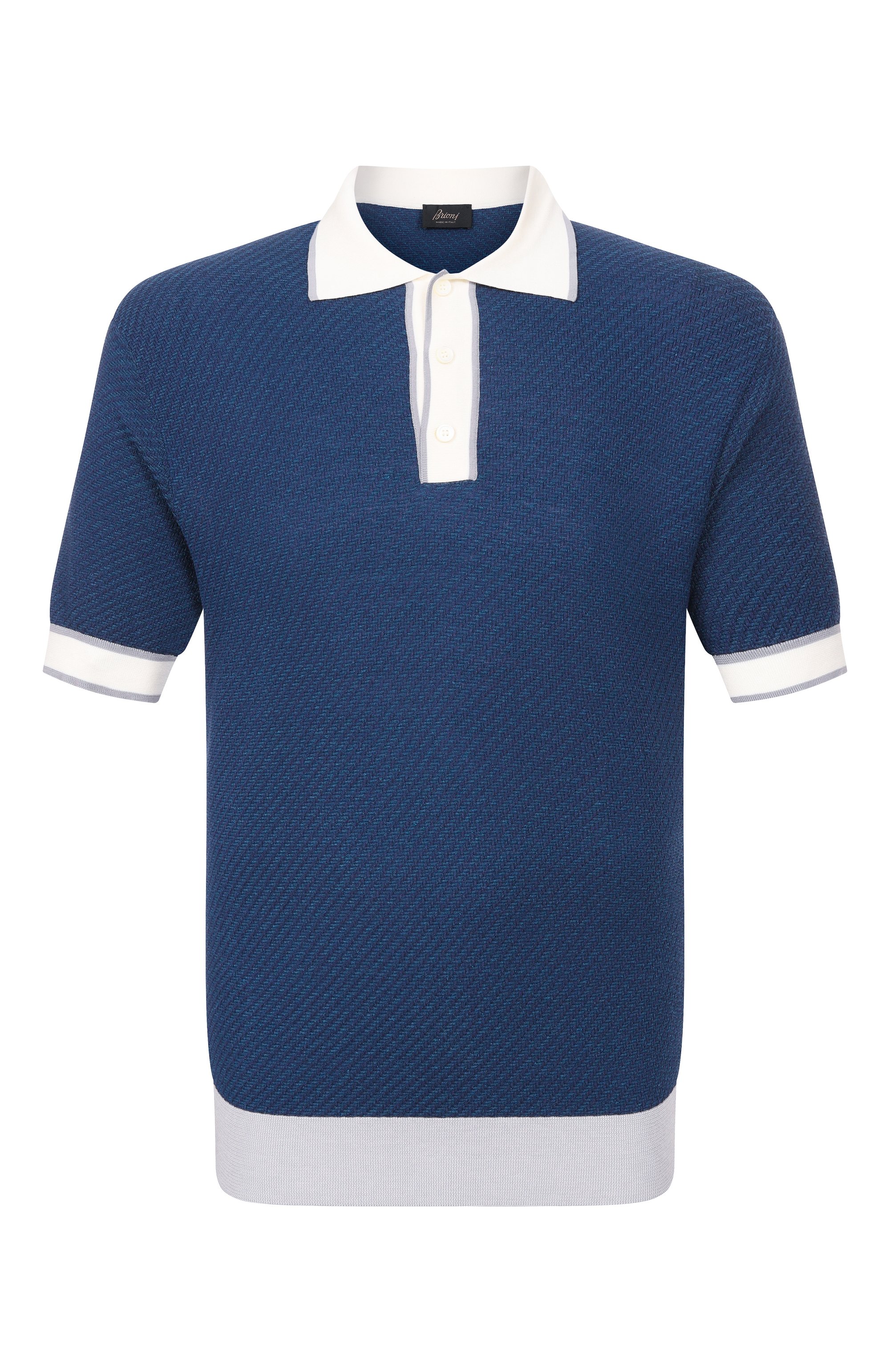 Поло изо льна и хлопка BRIONI, арт. UMR200/PDK22, фото 1