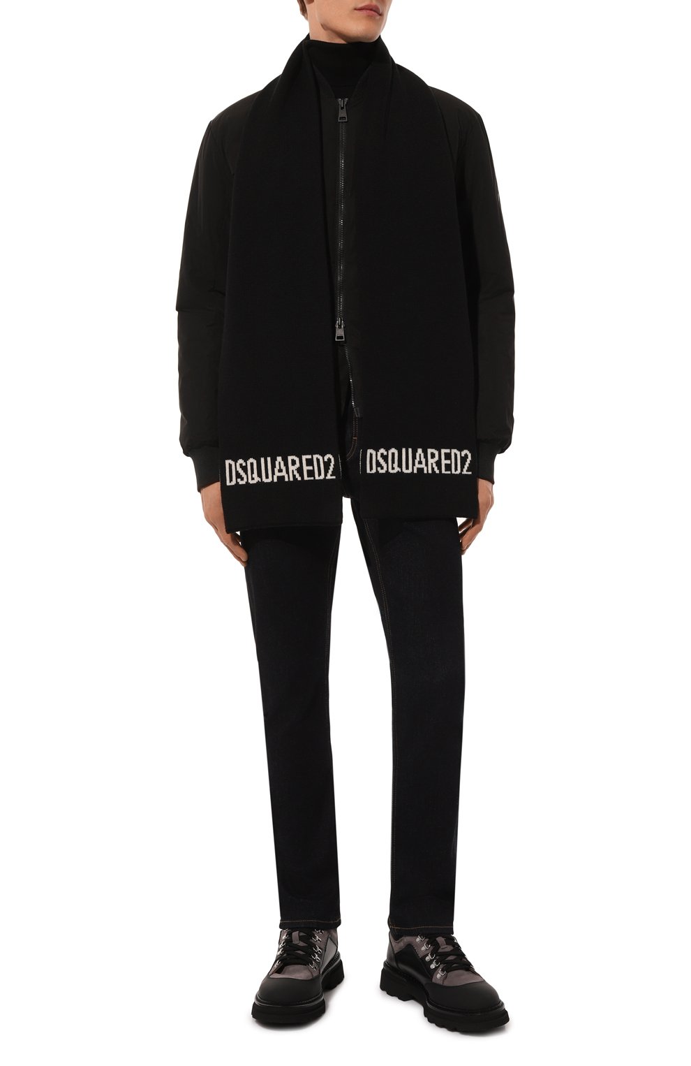 Шерстяной шарф DSQUARED2, арт. KNM0164/01W04328, фото 2