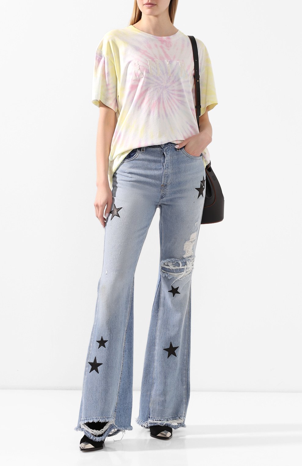 Хлопковая футболка AMIRI, арт. Y0M03437CJ, фото 2