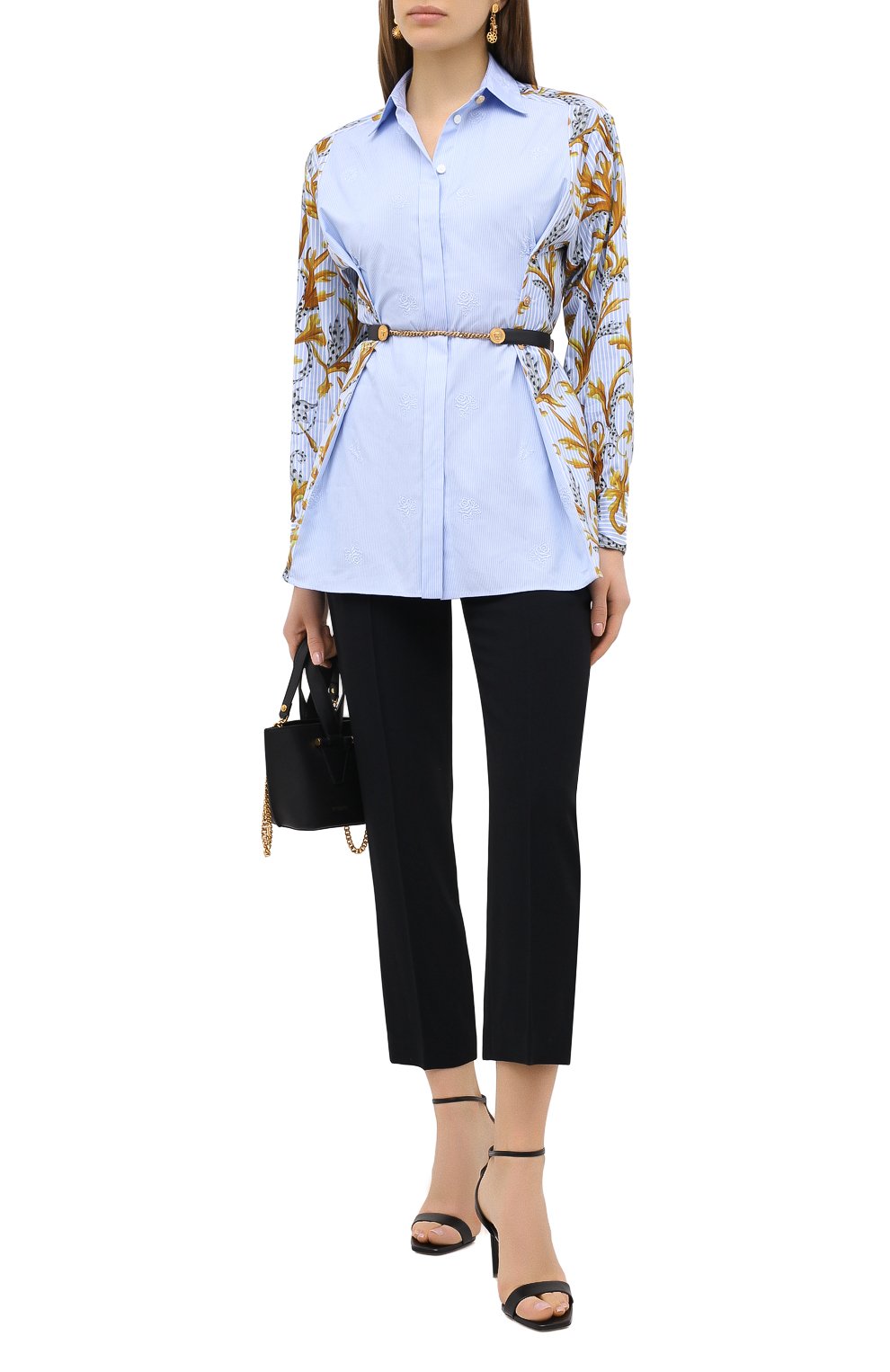 Хлопковая рубашка VERSACE, арт. A87307/A236041, фото 3