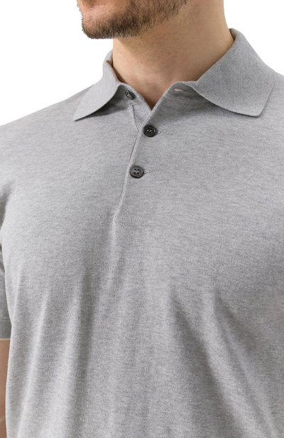 Хлопковое поло BRUNELLO CUCINELLI, арт. M29800125, фото 5