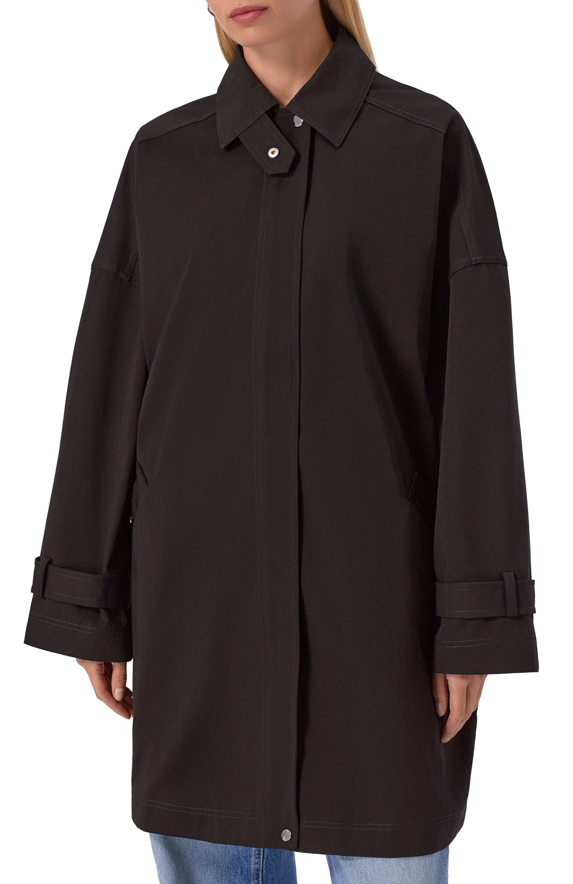 Хлопковый плащ TOTEME, арт. 253-WR00220-FB0490, фото 3