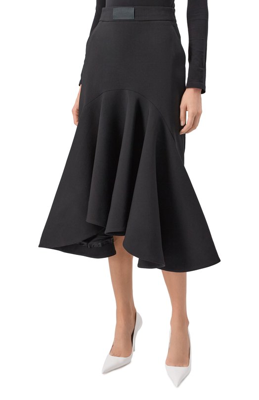 Шерстяная юбка VETEMENTS WA65KK505B/25024 W00L Чёрный  WA65KK505B/25024 W00L Фото 3