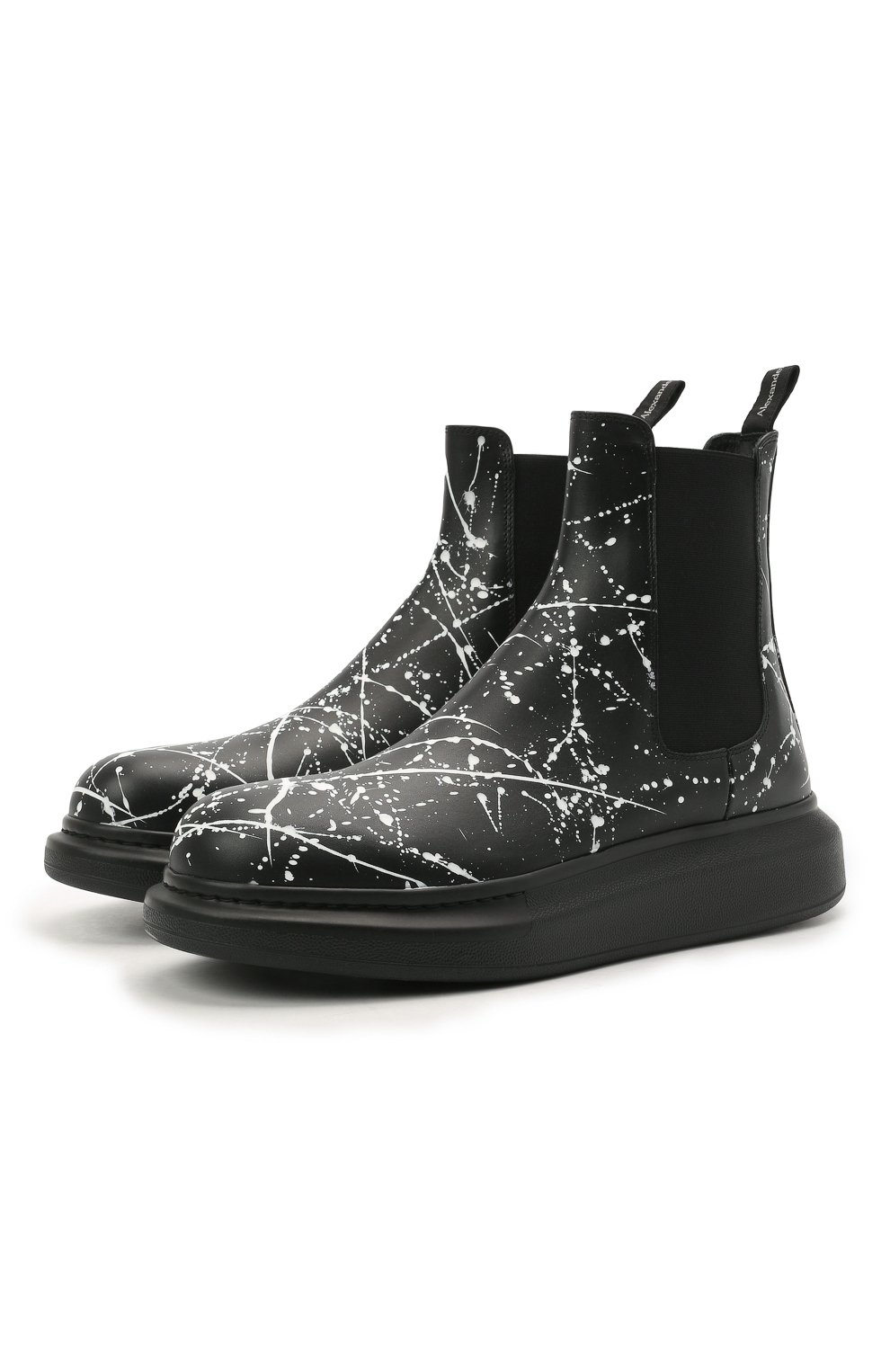 Кожаные челси ALEXANDER MCQUEEN, арт. 647178/WHFLB, фото 1