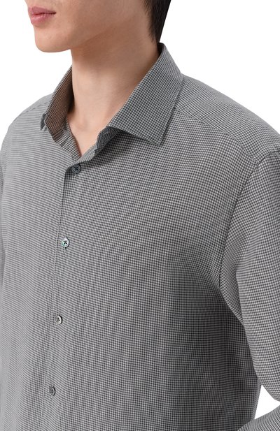 Рубашка из хлопка и кашемира ZEGNA, арт. SRF5/UEX45A8, фото 5