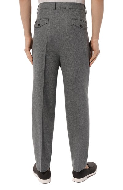 Шерстяные брюки BRUNELLO CUCINELLI, арт. M038PB2202, фото 4