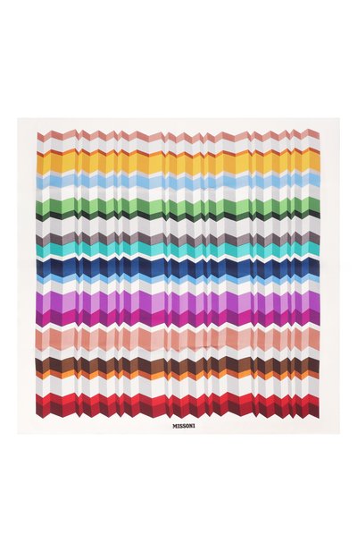 Шелковый платок MISSONI разноцветного цвета по цене 35150 руб., арт. F041RADA648, фото 4 Шелковый платок MISSONI, арт. F041RADA648, фото 4