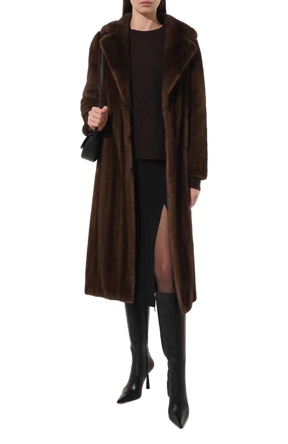 Шуба из меха норки GIULIA GURMAN, арт. CJ10240125DB5, фото 2